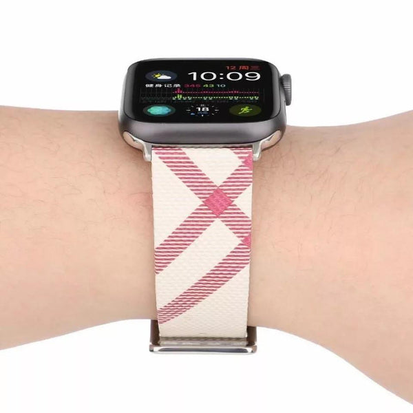 Apple Watch plaid band
