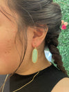 Mint Oval Earrings